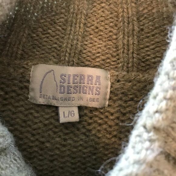 Sierra Designs Women's Olive Green Mock Turtleneck Sweater - Picture 4 of 6